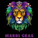 mardi gras lion mask