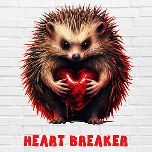 Hartenbreker PNG | Valentijnsdag PNG | Egel Valentijnsdag PNG | Dierlijke Valentijn Png | XoXo-png