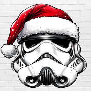 Star Wars Weihnachten PNG | Weihnachten Star Wars PNG | Stormtrooper mit Weihnachtsmütze Clipart | Weihnachtssturmtruppler Png | Frohe Sithmas Png