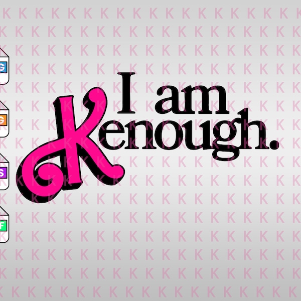 I am Enough Png SVG, Create Anything with These Cutting Files | Digital Download | Commercial Use PngSVG | Ken SVG |Ken svg png
