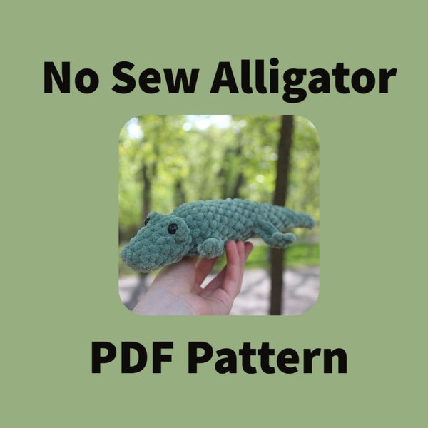 Alligator Häkelanleitung, KEINE Nähanleitung, Häkelanleitung, Tasche, Amigurumi, Muster, Amigurumi Anleitung, Alligator häkeln