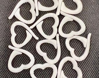 3D Printed Heart Shaped Stitch Marker Digital File, Instant Download
