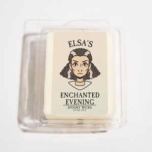 Elsa&#39;s Enchanted Evening Wax Melt: Raspberry Rose Scented Soy Wax