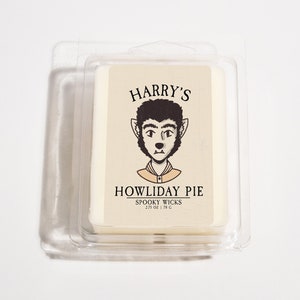 Harry&#39;s Howliday Pie Wax Melt: Spooky Halloween Scented Soy Wax