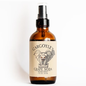 Gargoyle&#39;s Grape Soda Room Spray| Linen Spray | Retro Halloween Bathroom Spray | Car Spray | Linen Spray | Air Freshener