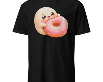 かわいいもちドーナツTシャツ – ギルダン ソフトスタイル 64000