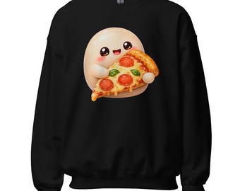 かわいいもちピザスウェットシャツ – ギルダン 18000