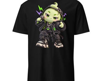 ハロウィン モチ レゲトン ネオン カワイイ Tシャツ – ギルダン ソフトスタイル 64000