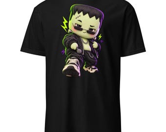 もちフランケンシュタイン カワイイTシャツ – ギルダン ソフトスタイル 64000