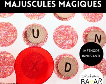 Map magique pour apprendre les lettres MAJUSCULES