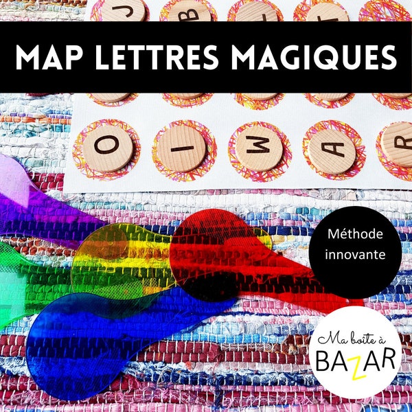 Map magique pour apprendre les lettres minuscules script