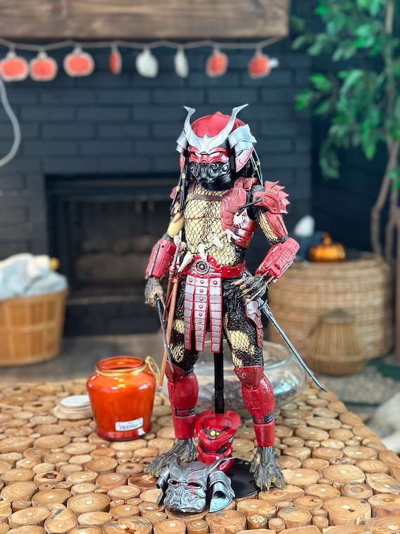 Custom Samurai Predator Mask for 1/4 Neca Jungle Hunter Predators
