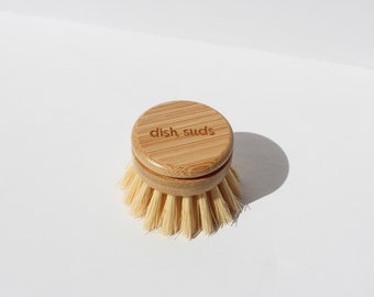 Bamboo Dish Brush Replacement head - Zero Waste Kitchen Cleaning supplies - Plastic Free
