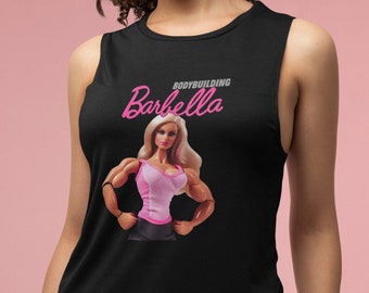 Bodybuilding Barbella Workout Muscle Tank Top | Barbella Bodybuilding Tank Top | Barbella Tank Top | Bodybuilding fun clothing | Gym Shirt