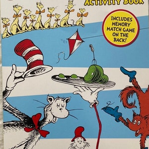 Dr Seuss Jumbo Coloring & Activity Book - Etsy