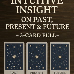 Estrazione intuitiva dei tarocchi: stesura di 3 carte per la guida al passato, al presente e al futuro