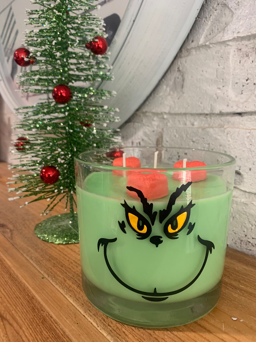 How the Grinch Stole Christmas// Table Decor// Holiday Soy Etsy