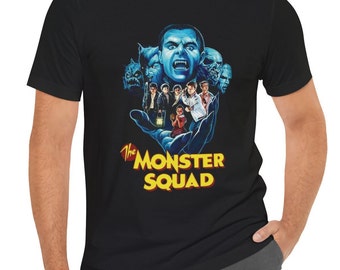 The Monster Squad Tshirt | Retro 80's Halloween Style Shirt | Vintage Movie Poster Tee