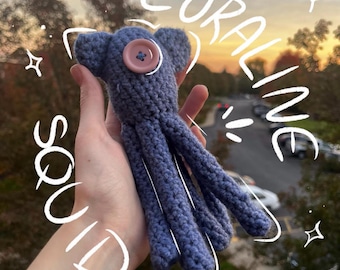 Blue Squid Plush | Handmade Crochet