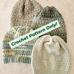 Criss Cross Applesauce Beanie Crochet Pattern, PDF crochet pattern, crochet beanie pattern, easy crochet pattern