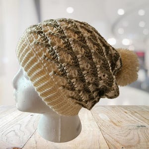 Shooting Stars Beanie Crochet Pattern, PDF crochet pattern, crochet beanie pattern, slouchy beanie