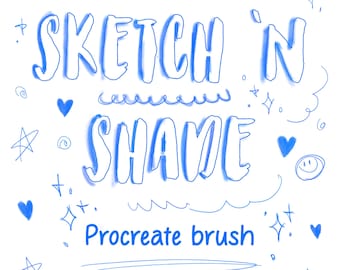 Sketch ‘N Shade | Procreate brush