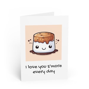 I love you s'more card
