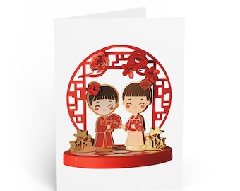 Asian wedding card