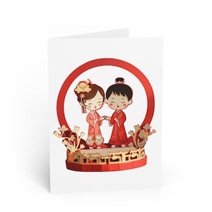 Asian wedding card