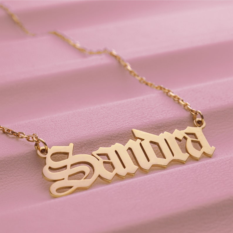 Name Necklace for Girls Little Girl Name Necklace Name Jewelry for Kids Kids Jewelry