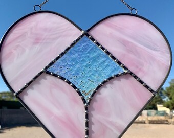 Handmade large pink hearts