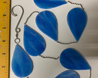 Pre-cut stained glass 7 raindrop kit