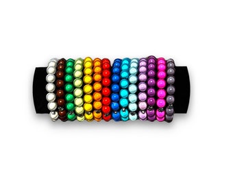 Kollektion “SINGLE COLOR M“ • Miracle Beads Armbänder aus wunderschön leuchtenden 3D Perlen