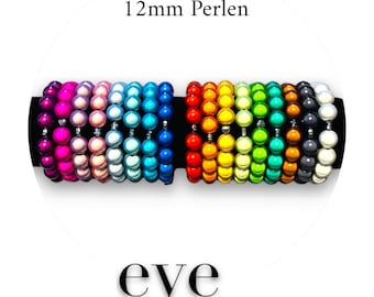 SINGLE COLOR L • 12 mm Miracle Beads bracelets made of beautifully glowing 3D beads