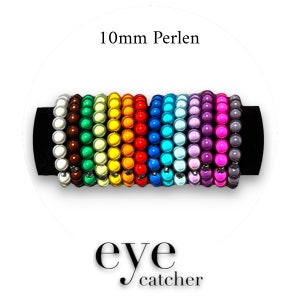 SINGLE COLOR M 10 mm Miracle Beads bracelets made of beautifully glowing 3D beads image 1