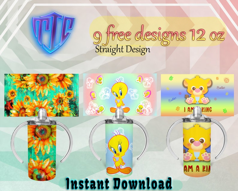 Toy Story Sippy 300 ml design, sublimeringsmuggdesign, barnmuggdesign, omslag 300 ml PNG-design, gratis 300 ml designer. bild 5