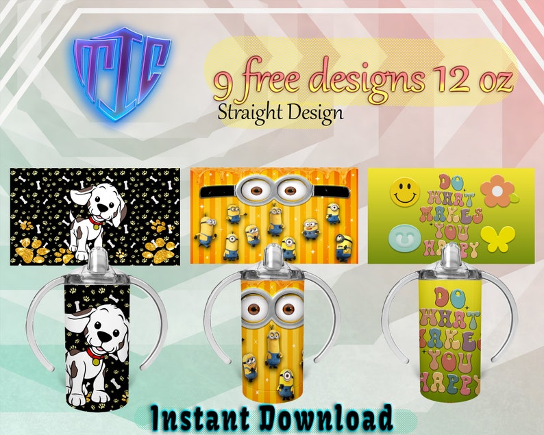 Toy Story Sippy 300 ml design, sublimeringsmuggdesign, barnmuggdesign, omslag 300 ml PNG-design, gratis 300 ml designer. bild 4