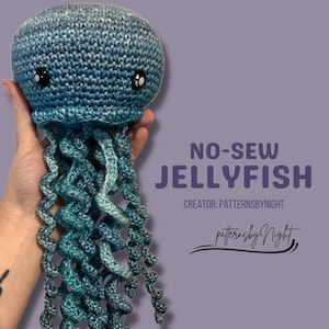 No-Sew Jellyfish - Crochet *Pattern ONLY*