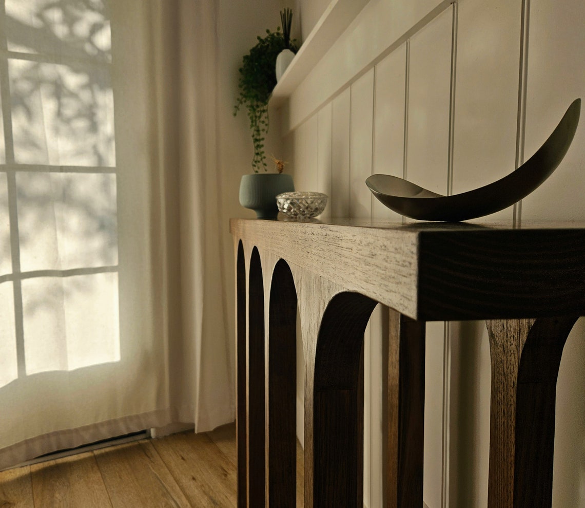 Arched Hallway Entrance Console Table - Etsy