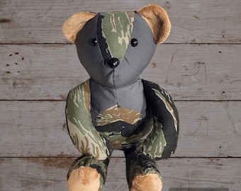 17" Memory Bear - embroidered name/date/other available