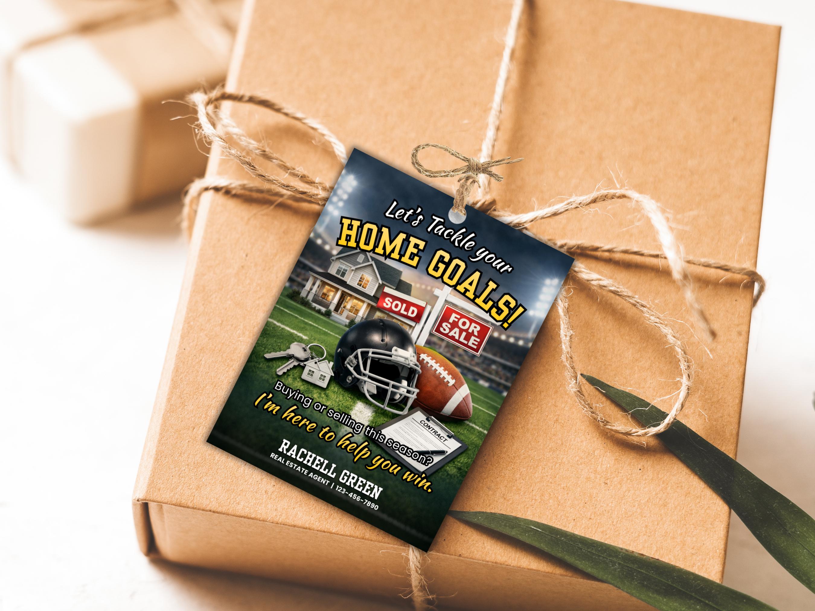 Super Bowl Raffle Signs Super Bowl Pop by Kit for Realtors, Football Marketing Tags, Gift Label ...