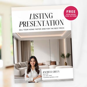 Real Estate Listing Presentation 2025, NAR Settlement Seller Guide, Real Estate Marketing Canva Template, CMA Listing Consultation Modern