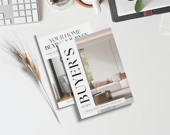 First Time Homebuyer Guide Template, Home Buyer Workbook, Real Estate Buyer Checklist, Home Buyers Presentation & Printable Guide Book