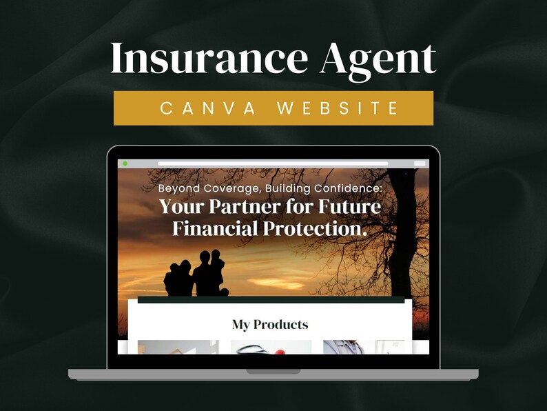 Website for Insurance Agent Social Media Marketing Life Insurance ...