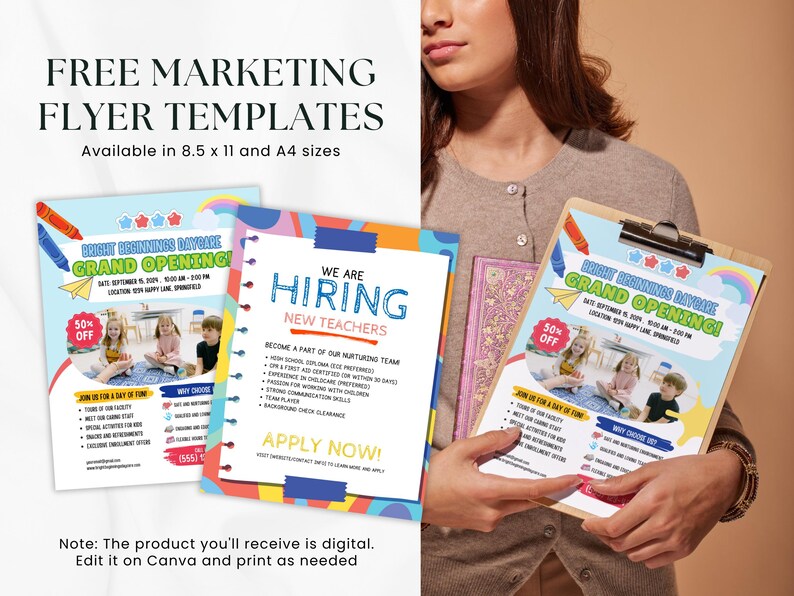 Daycare Employee Hiring Packet Forms Bundle, Childcare Staff ...