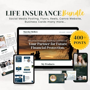 Agente de seguros, marketing de volantes de seguros de vida, marketing de agentes de seguros, corredor de seguros, plantilla de Instagram de seguros, marca de agente