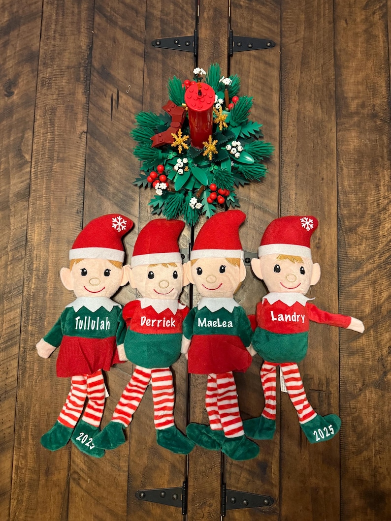 Personalized Christmas Elf, SHIPS WITHIN 24 HOURS! Custom Name ...