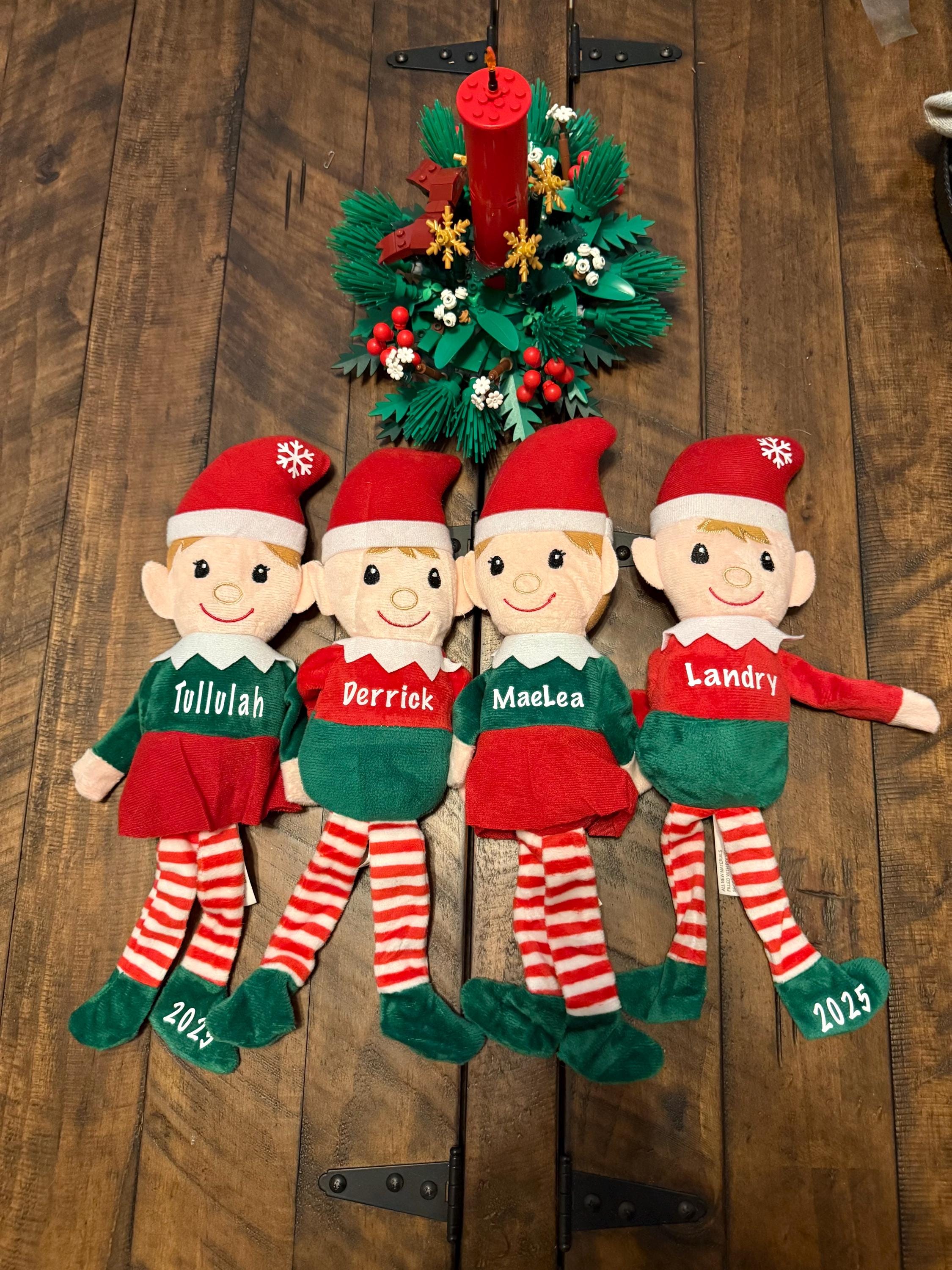 Personalized Christmas Elf, SHIPS WITHIN 24 HOURS! Custom Name ...