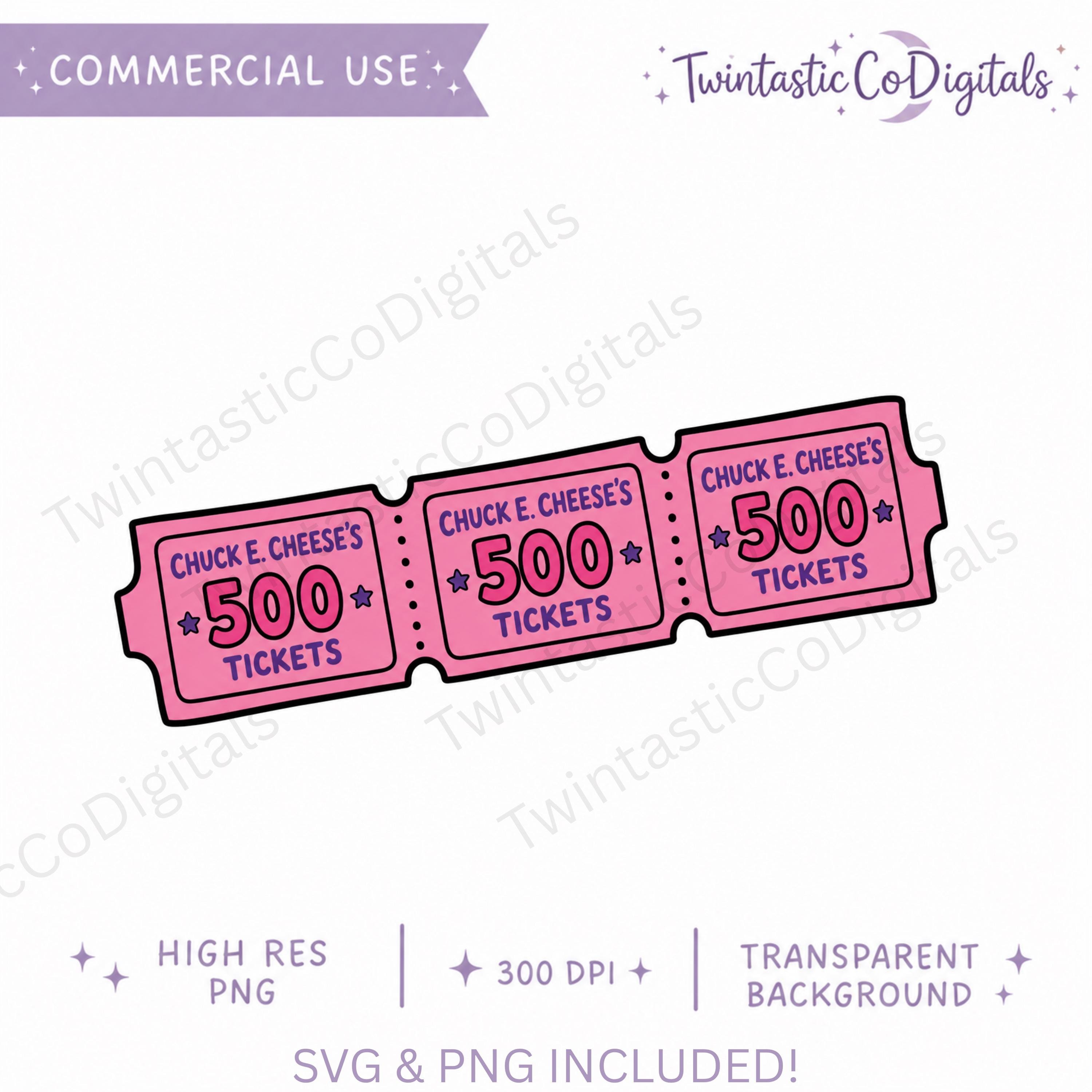 Chuck e cheese tickets - Etsy 日本