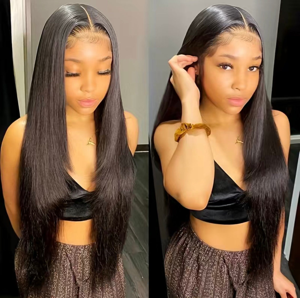Black Barbie Long Lace Front Wig 22in - Etsy